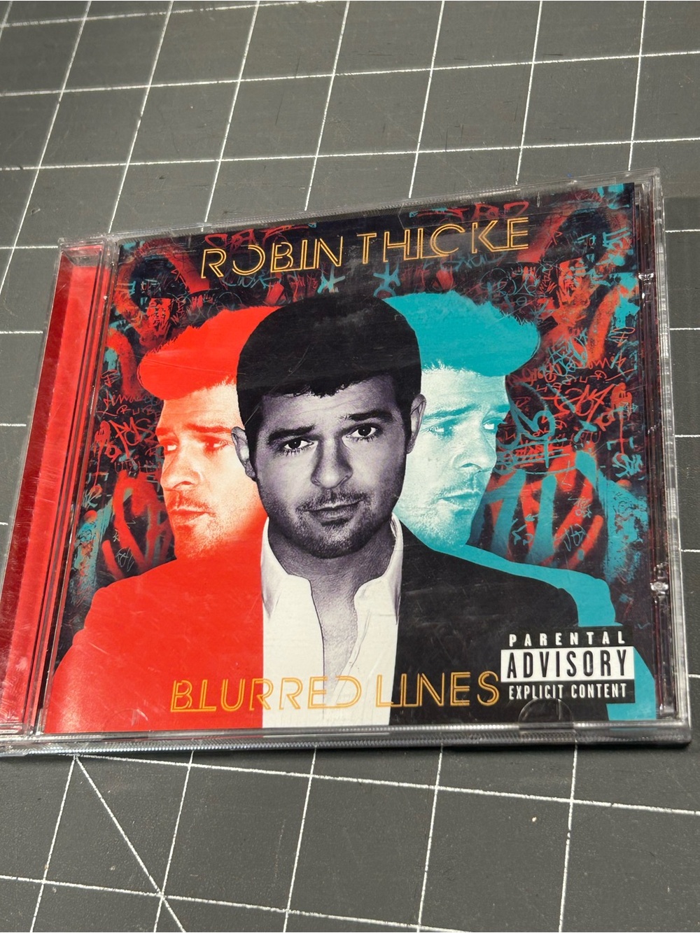 - Blurred Lines (Red & Teal Cover) CD